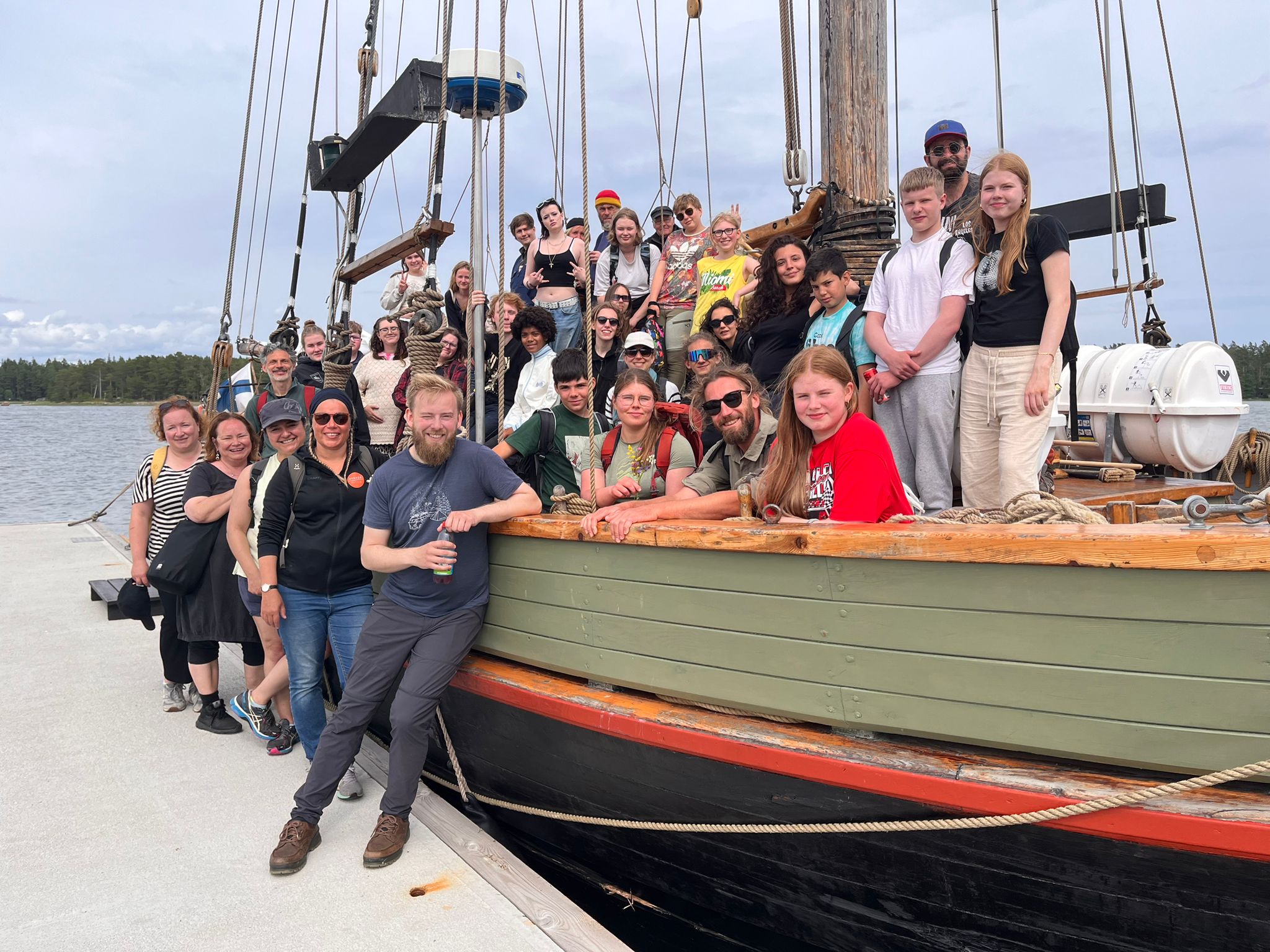 Kahdeksan 15-17-vuotiasta nuorta oli mukana Pyhtään kunnan kansainvälisessä Erasmus+ kumppanuushankkeessa