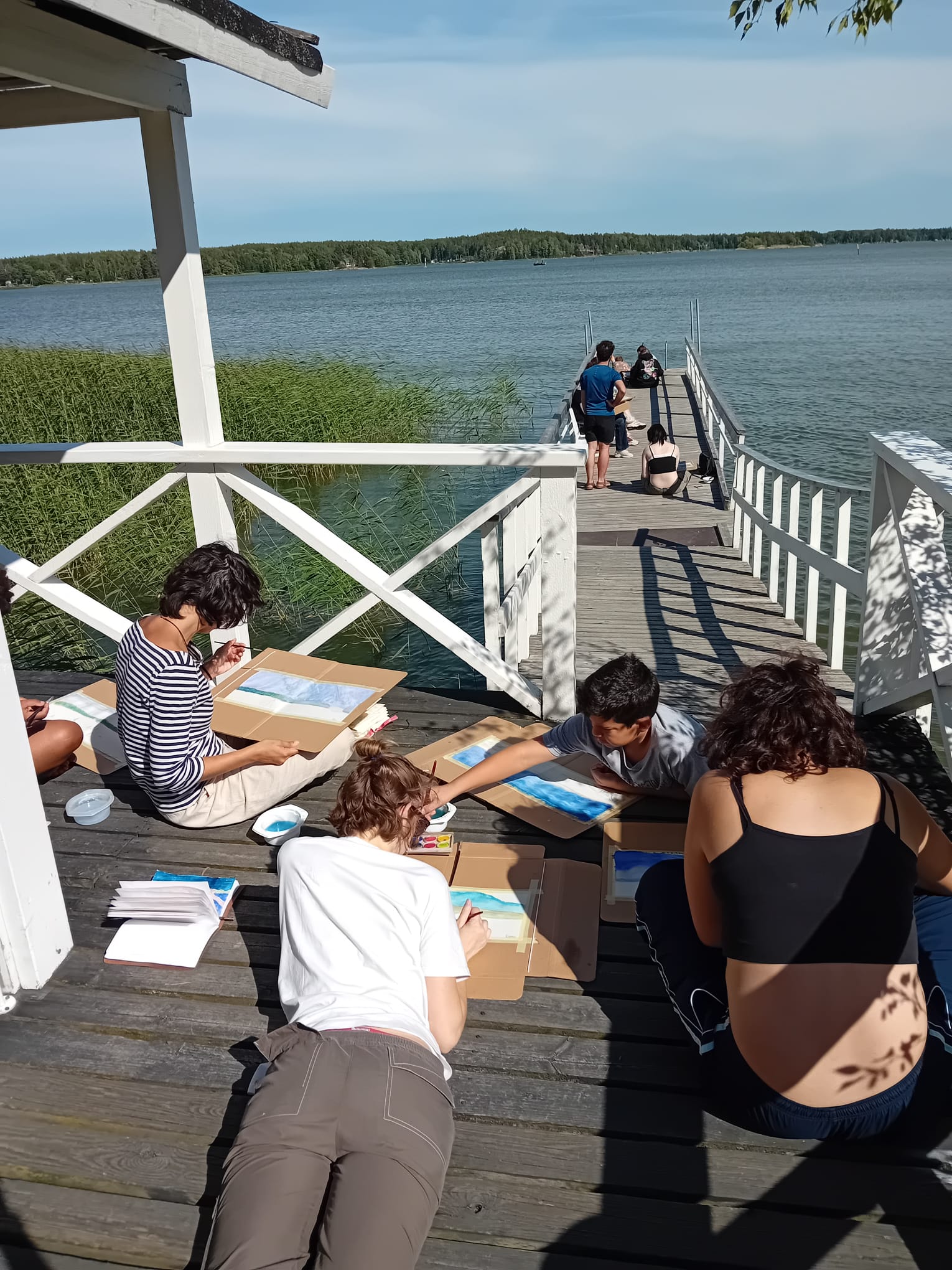 Kahdeksan 15-17-vuotiasta nuorta oli mukana Pyhtään kunnan kansainvälisessä Erasmus+ kumppanuushankkeessa