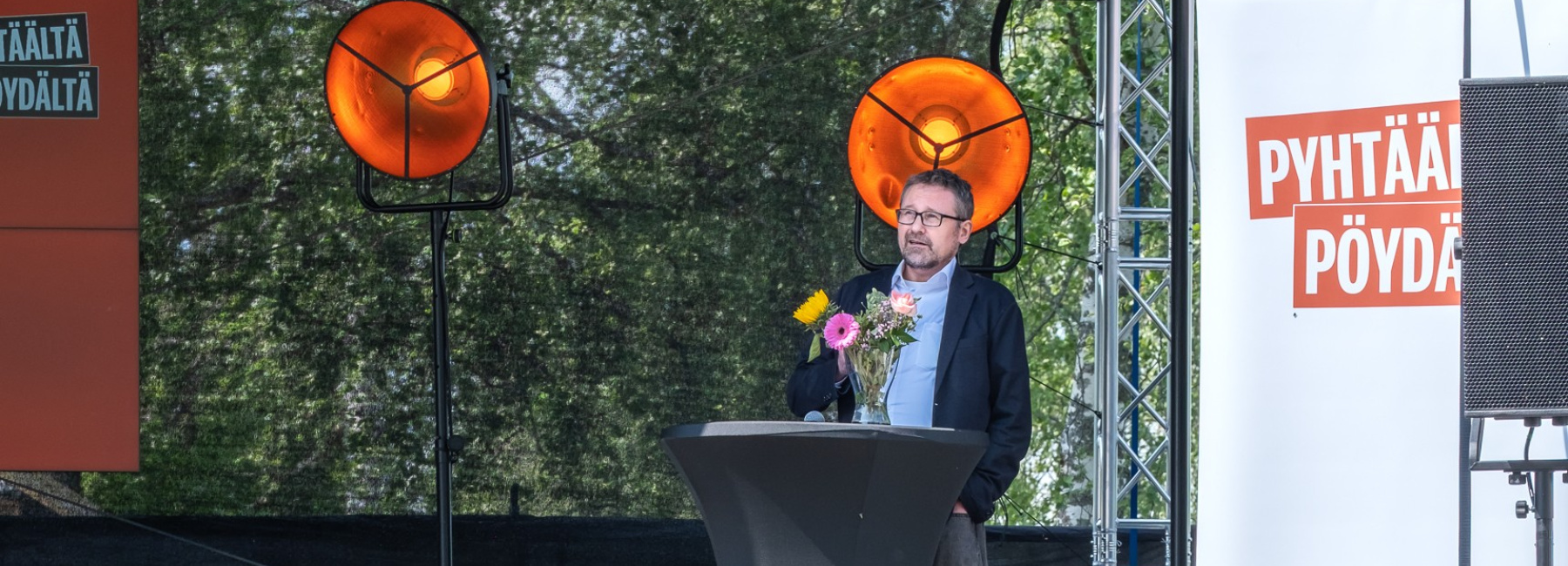 Ulkopoliittisen instituutin Hiski Haukkala avasi keynote-puheessaan myös omia Pyhtää-kytköksiään.