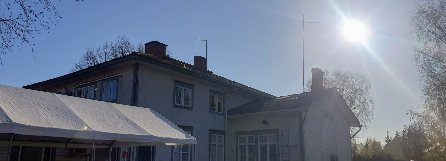 Pyhtään Kulttuuritalon sisäpiha