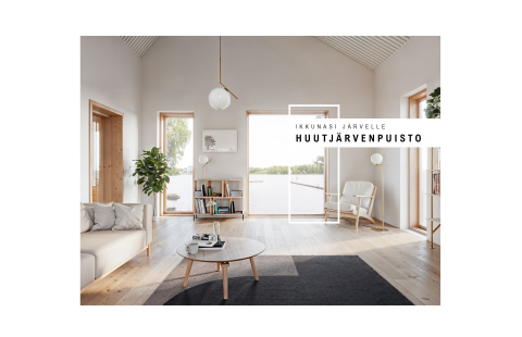 Huutjärvenpuisto visualisointikuva