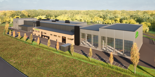 Havainnekuvat näyttävät Broby Boardin tehtaan sijoittumisen Siltakylän moottoritieliittymän pohjoispuolelle.