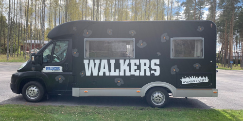 Pyhtäälle tuleva Walkers-auto eli Wauto on nimeltään Pantteri.